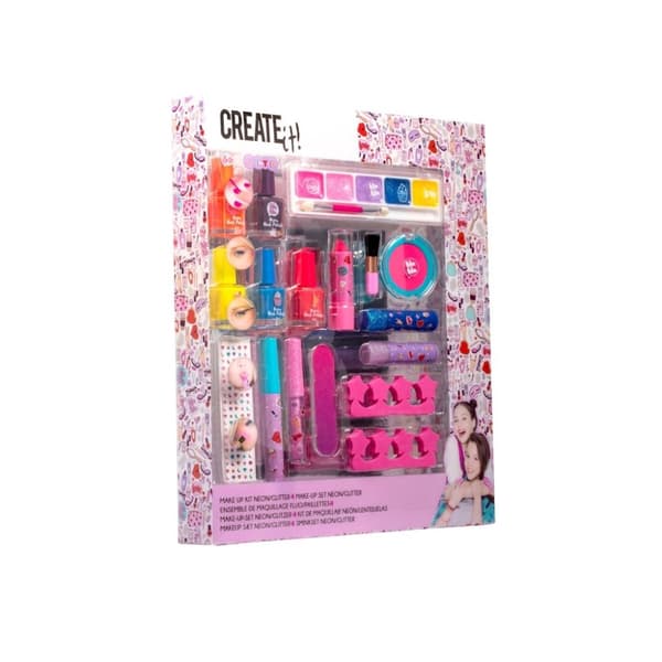 Create It MakeUp Box Neon og Glitter