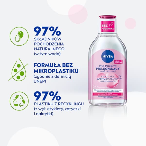 NIVEA Nærende Micellarvæske til tør hud 400 ml