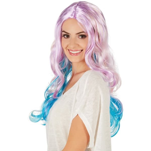 Paryk pastel havfrue - flere farver