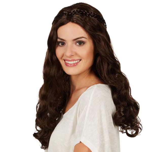 Paryk Middelalder-prinsesse - brun