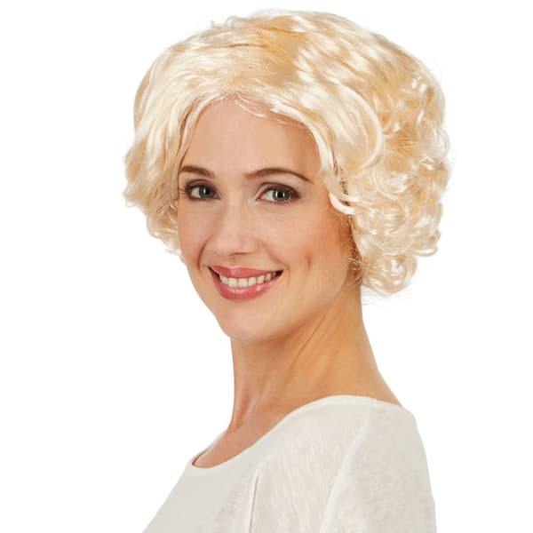 Paryk i Old Hollywood stil - gul