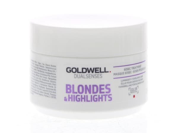 GOLDWELL_Dualsenses Blondes &amp; Highlights 60s Treatment regenerating mask for blonde hair 200ml
