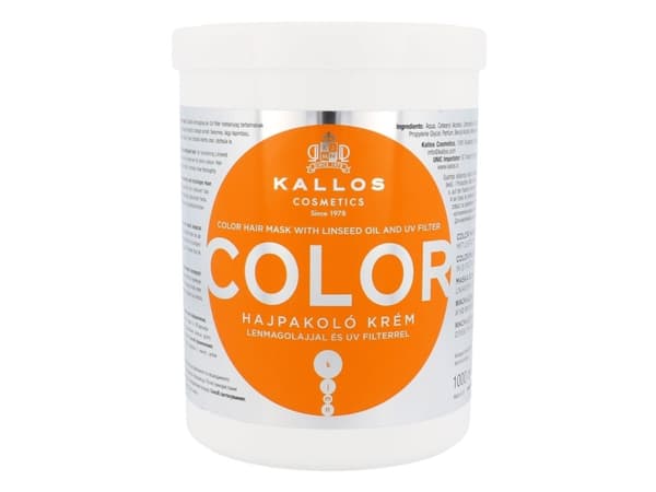 Kallos Color Hair Mask With Linseed Oil And UV Filtr 1000 ml