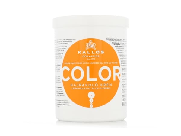 Kallos Color Hair Mask With Linseed Oil And UV Filtr 1000 ml