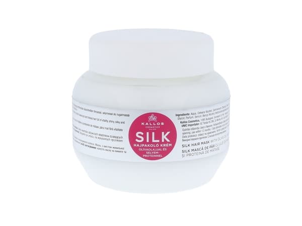 KALLOS silkehårmaske med olivenolje og silkeprotein silkemaske for veps med olivenolje og silkeproteiner 275ml