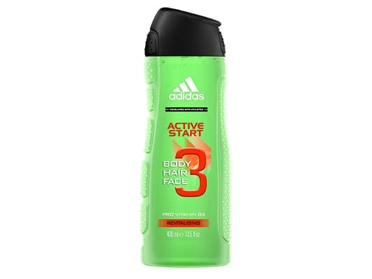 Adidas Active Start, Dusjsåpe, Voksne, Menn, Kropp og hår, Universell, 400 ml