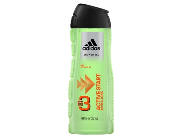 Adidas Active Start, Dusjsåpe, Voksne, Menn, Kropp og hår, Universell, 400 ml