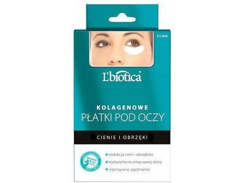 Lbiotica Collagen pads under the eyes Reduction of shadows and puffiness 3x2 pcs.