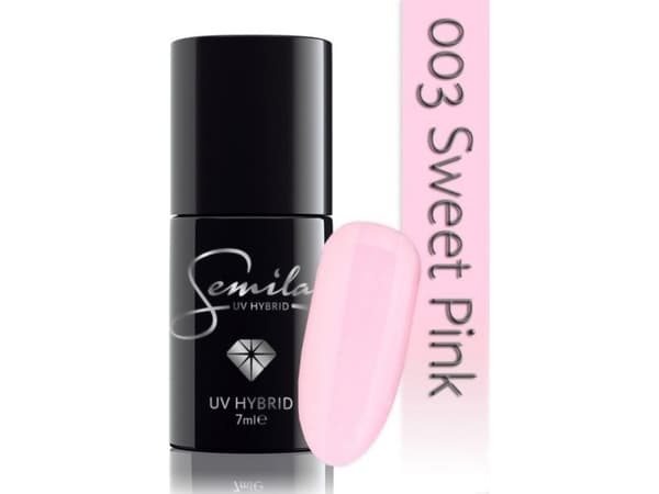 SEMILAC UV Hybrid hybridlakk 003 Sweet Pink 7ml
