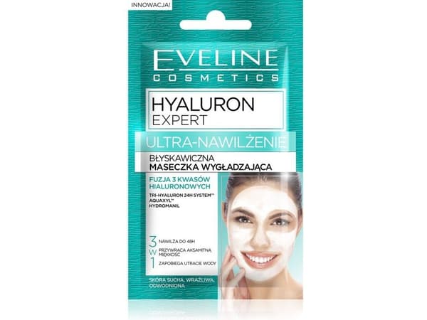 Eveline Hyaluron Expert Ultra-fuktende Instant Smoothing Mask 2x5ml