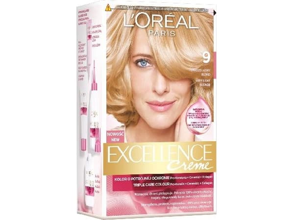 L'Oreal Paris Excellence Creme Cream coloring 9 very light blond