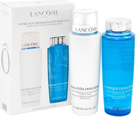 LANCOME SET DUO CLEANSING OIL SKIN (cleansing fluid 400ml + hydrating toner 400ml)