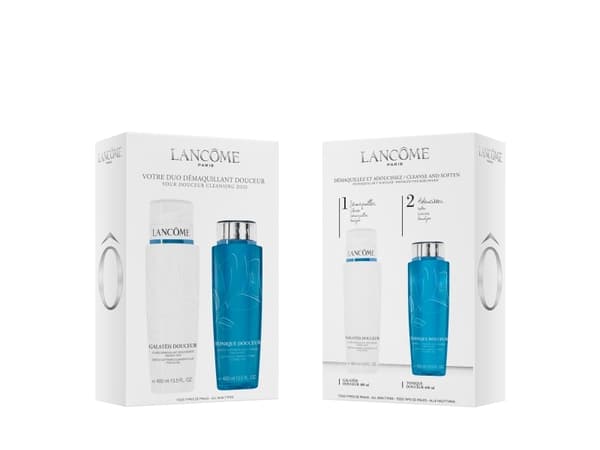 LANCOME SET DUO CLEANSING OIL SKIN (cleansing fluid 400ml + hydrating toner 400ml)