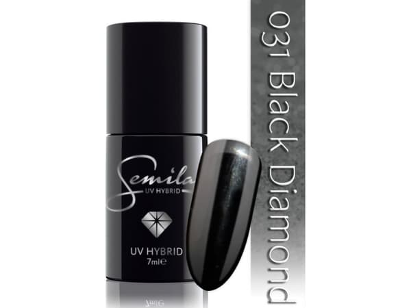 SEMILAC UV Hybrid varnish 031 Black Diamond 7ml