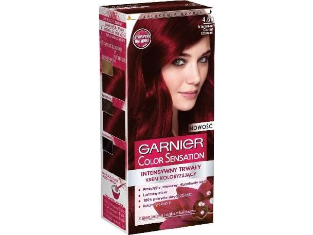 Garnier Color Sensation Cream coloring 4.60 Red Brown- Intense dark red