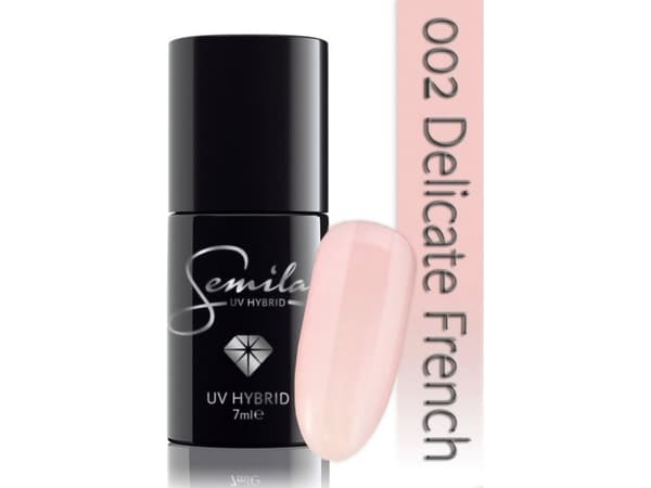 SEMILAC UV Hybrid varnish 002 Delicate French 7ml