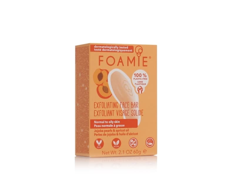 Foamie Cleansing Face Bar More Than a Peeling - Jojoba Pearls & Apricot Oil 60 g