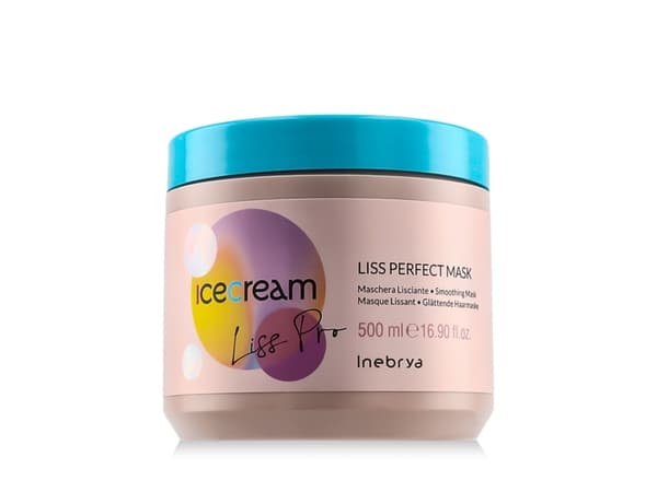 INEBRYA_Ice Cream Liss Perfect hiuksia silottava naamio 500ml