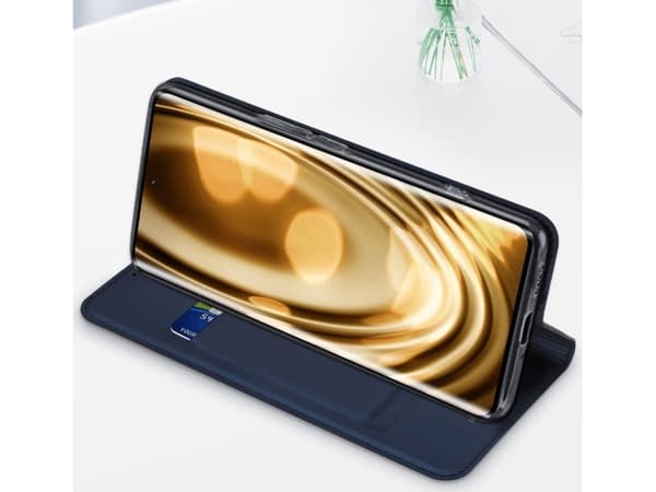 Dux Ducis Dux Ducis Skin Pro Fodral För Samsung Galaxy A54 5G Omslag Flip Card Plånbok Stativ Blå