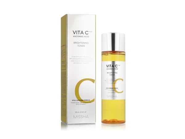 Šviesinamasis veido tonikas su vitaminu C Missha Vita C Plus, 200 ml
