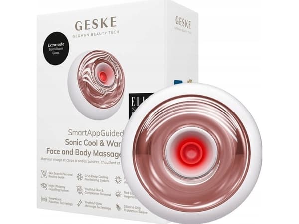 Geske sonisk kropps- och ansiktsmassageapparat Cool &amp; Warm 9in1 Geske (starlight)