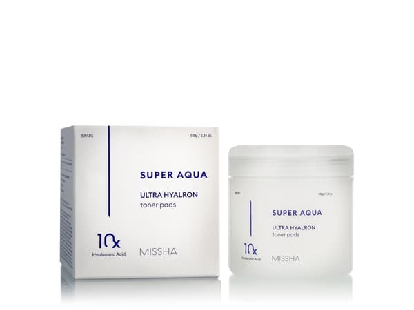 MISSHA Super Aqua Ultra Hyalron Toner Pads 90 kpl