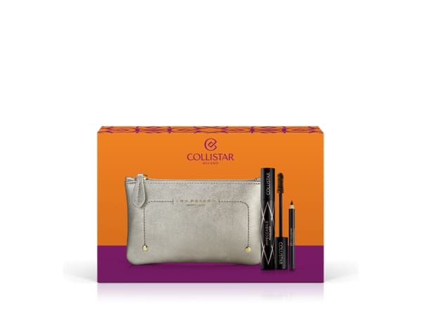 COLLISTAR_SET Impeccabile ripsiväri 14ml + eyeliner + meikkilaukku + meikkilaukku