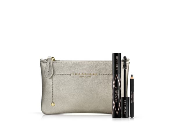 COLLISTAR_SET Impeccabile ripsiväri 14ml + eyeliner + meikkilaukku + meikkilaukku