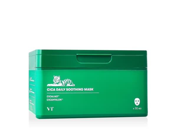 VT COSMETICS_Cica Daily Soothing Mask ansiktsmask med asiatisk centella 30st