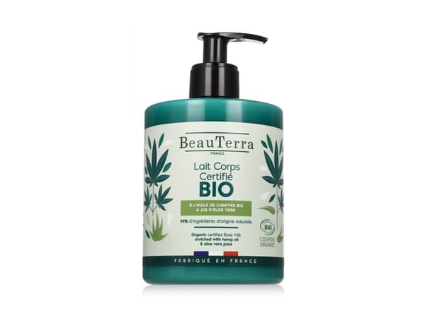 Beauterra Organic Bio Hemp and Aloe Vera Body Milk 500 ml