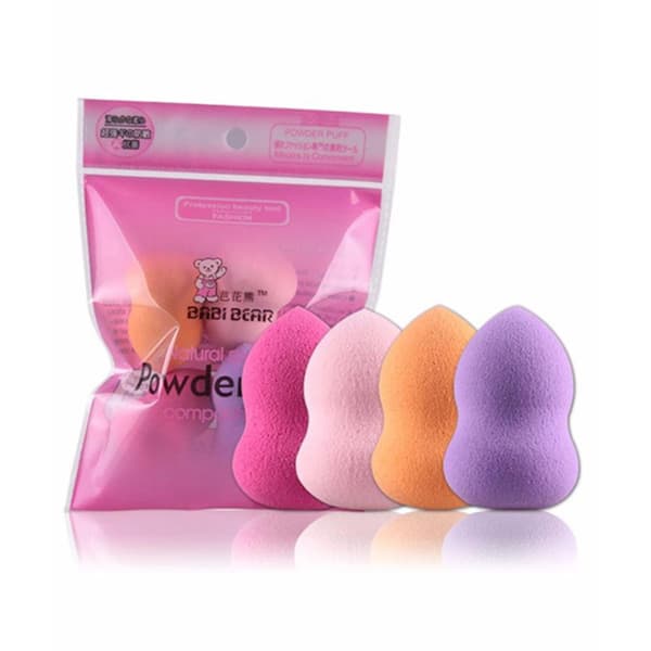 4-pack Sminksvamp Professional Makeup Beautyblender Puderpuff
