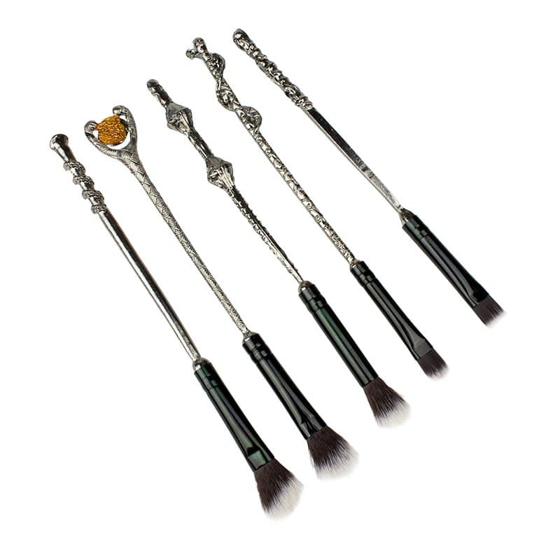 Harry Potter Sminkborstset, 5 borstar - Svart