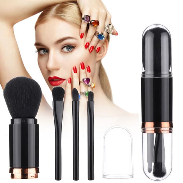4in1 Makeup Borstset Läppblandning / Ögonskuggor