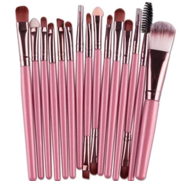 Premium 15in1 Sminkborstet från MAANGE ROSA/ROSEGOLD ROSA/ROSEGOLD, ROSA/ROSEGOLD