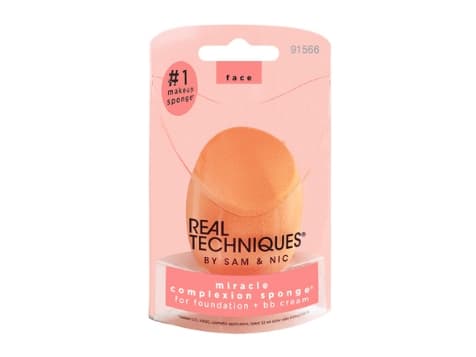 Real Techniques Miracle Complexion Sponge, Afrundet, Orange, 1 stk