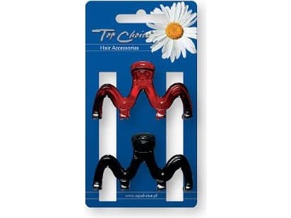 Top Choice Buckles, amber and black waves 2pcs 24665