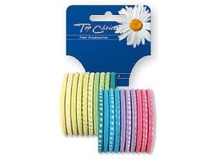 Top Choice Hair bands, mix 20 22159