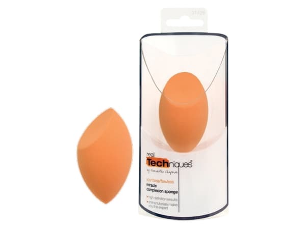 Real Techniques Miracle Complexion Sponge, Afrundet, Orange, 1 stk