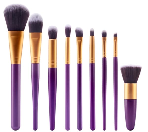 9-delars Borstset från KABUKI-MINERALS