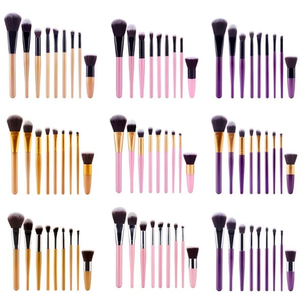 9-delars Borstset från KABUKI-MINERALS