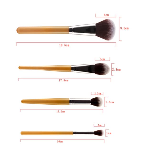 KABUKI-MINERALS Originalborstar i 9-delar