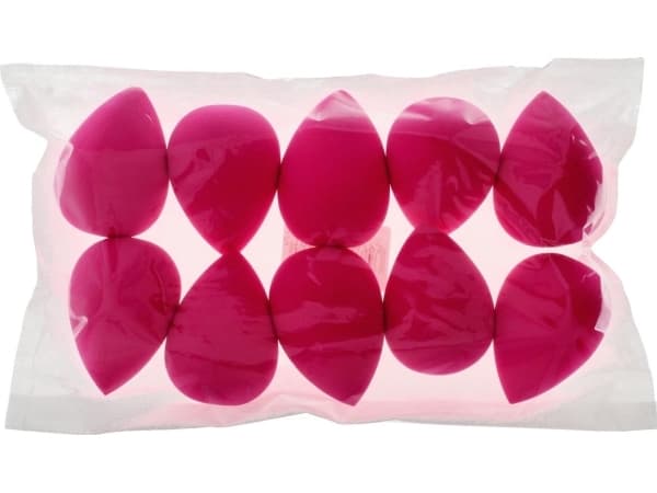 PONTE Makeup Gabka Set 10pcs Dark Rose