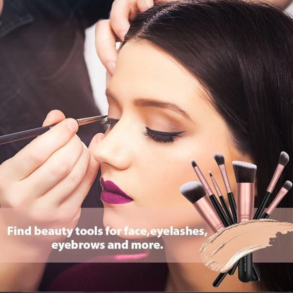 BS01 - BS-MALL 14 st. eksklusive Makeup / makeup børster av beste kvalitet