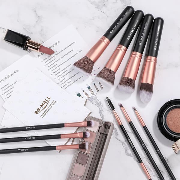 BS01 - BS-MALL 14 st. eksklusive Makeup / makeup børster av beste kvalitet