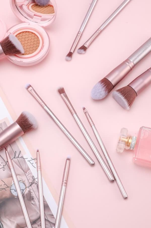 BS02 - BS-MALL 14 st. eksklusive Makeup / makeup børster av beste kvalitet