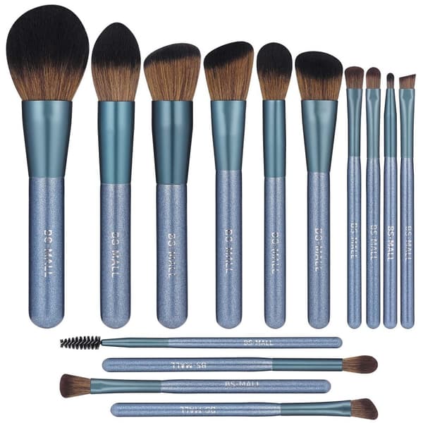 BS03 - BS-MALL 14 st. eksklusive Makeup / makeup børster af bedste kvalitet