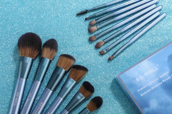 BS03 - BS-MALL 14 st. eksklusive Makeup / makeup børster af bedste kvalitet