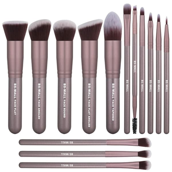 BS02 - BS-MALL 14 st. eksklusive Makeup / makeup børster af bedste kvalitet