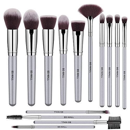 BS04 - BS-MALL 14 st. eksklusive Makeup / makeup børster af bedste kvalitet