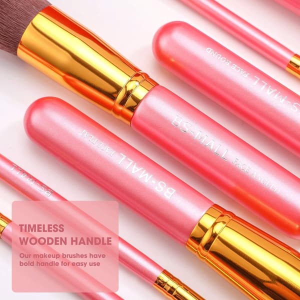 BS05 - BS-MALL 14 st. eksklusive Makeup / makeup børster av beste kvalitet
